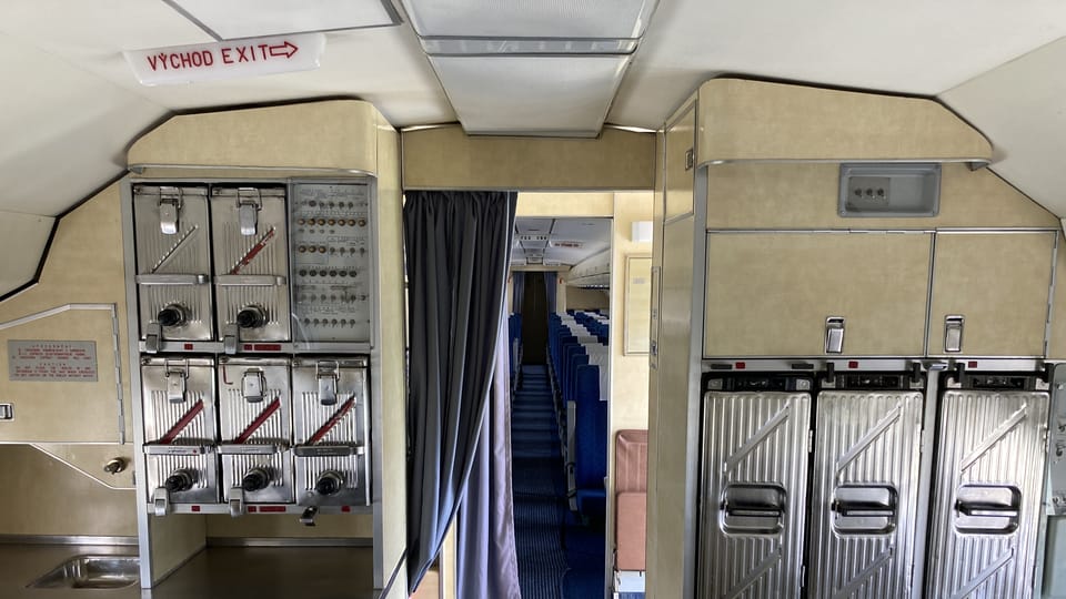Innenraum der Tupolev Tu-154 M | Foto: Ferdinand Hauser,  Radio Prague International
