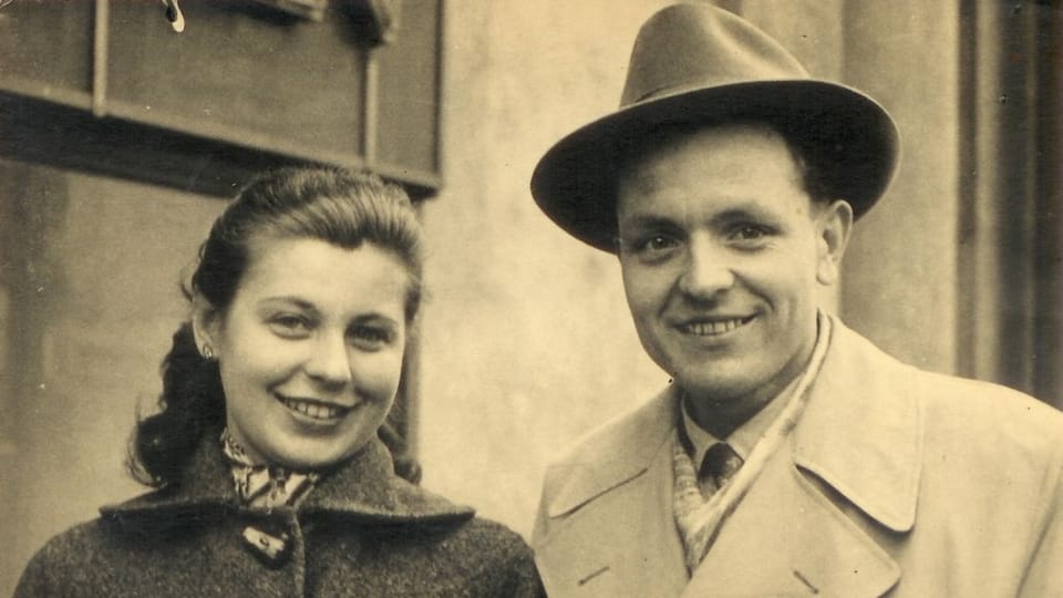 Milena Blatná und Jiří Blatný im Jahr 1958 | Foto: Archiv von Milena Blatná/Post Bellum