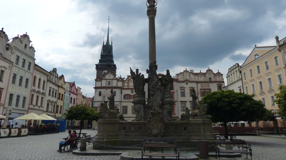 Grünes Tor und Pestsäule (Foto: Klára Stejskalová) Grünes Tor und Pestsäule (Foto: Klára Stejskalová)