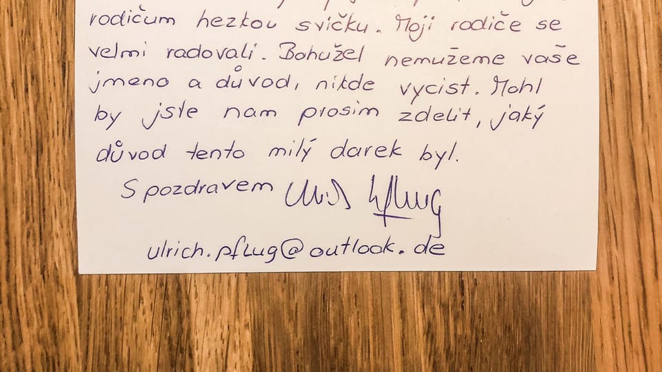 Das Geschenk | Foto: Archiv von Lukáš Houdek Das Geschenk | Foto: Archiv von Lukáš Houdek