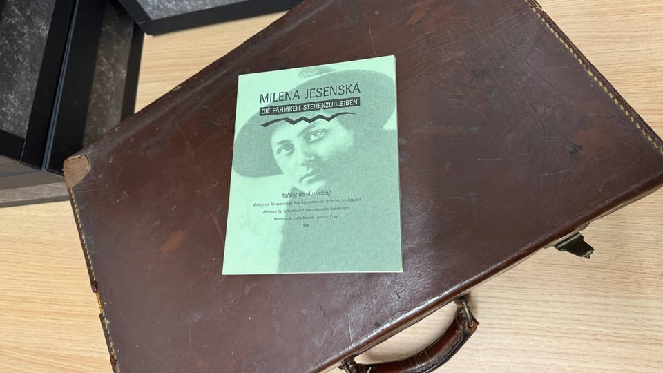 Der Koffer von Milena Jesenská | Foto: Petr Kotyk,  Denkmal der nationalen Literatur