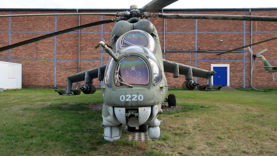 Mil Mi-24 | Foto: Štěpánka Budková, Radio Prague International Mil Mi-24 | Foto: Štěpánka Budková, Radio Prague International