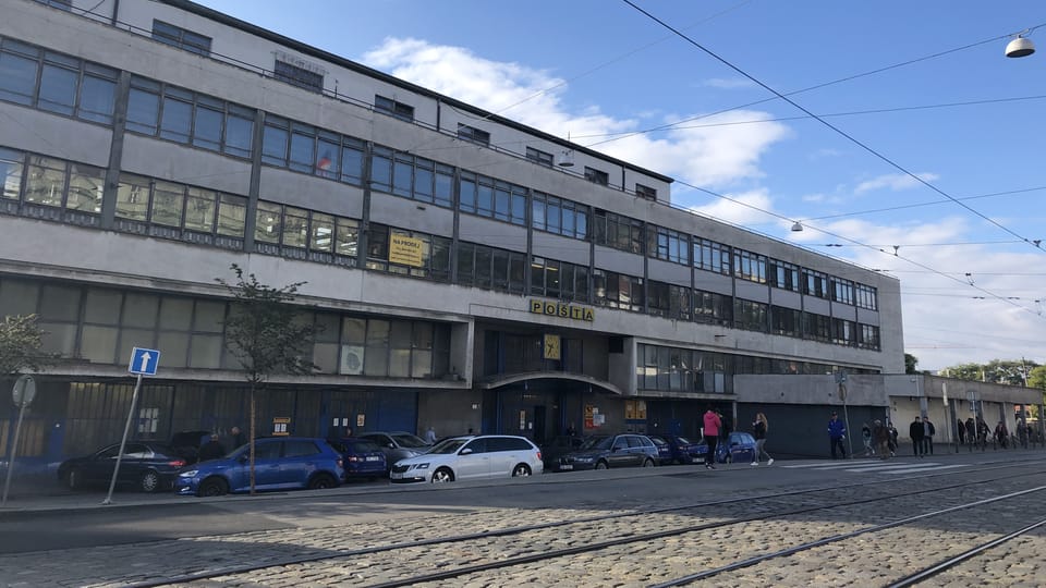 Gebäude der Tschechischen Post in der Nádražní Straße in Brno | Foto: Ludmila Opltová, Tschechischer Rundfunk Gebäude der Tschechischen Post in der Nádražní Straße in Brno | Foto: Ludmila Opltová, Tschechischer Rundfunk