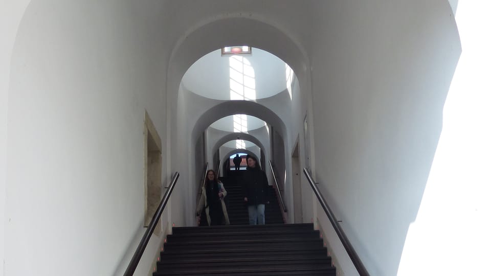 Treppe,  die den unteren und oberen Teil von Hradec Králové verbindet | Foto: Klára Stejskalová,  Radio Prague International