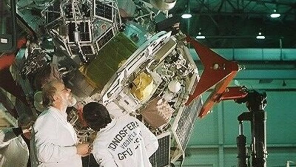 Vorbereitungen für den Start von Magion 1 | Foto: ÚFA AV ČR