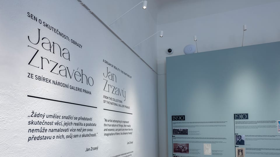 Ausstellung von Jan Zrzavý im Schloss Telč | Foto: NPÚ