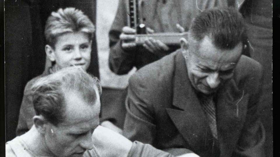 Emil Zátopek und Josef Laufer gegen 1955 | Foto: Nationalmuseum in Prag,  eSbírky,  CC BY 4.0 DEED