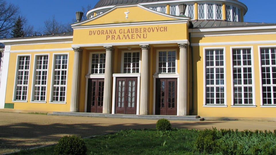 Trinkhalle der Glauberbrunnen (Foto: Lenka Žižková) Trinkhalle der Glauberbrunnen (Foto: Lenka Žižková)