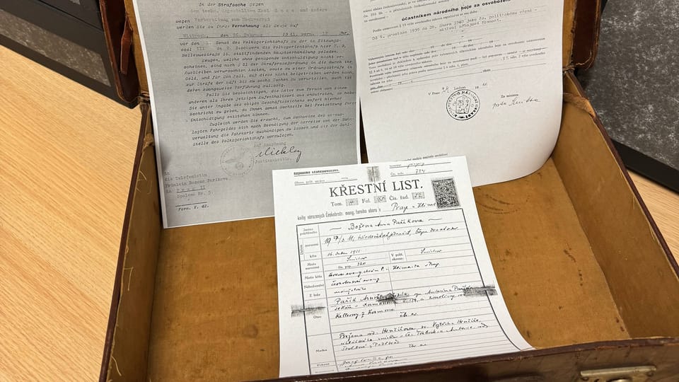 Der Koffer von Milena Jesenská | Foto: Petr Kotyk,  Denkmal der nationalen Literatur