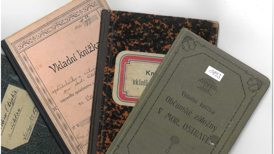 Einlagebücher | Foto: Česká spořitelna Einlagebücher | Foto: Česká spořitelna