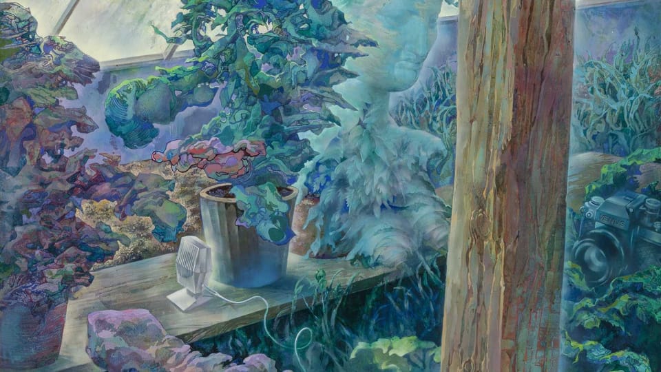 Zbyšek Sion, Gewächshaus der geheimen Venus, 1976 | Foto: Nationalgalerie Prag Zbyšek Sion, Gewächshaus der geheimen Venus, 1976 | Foto: Nationalgalerie Prag