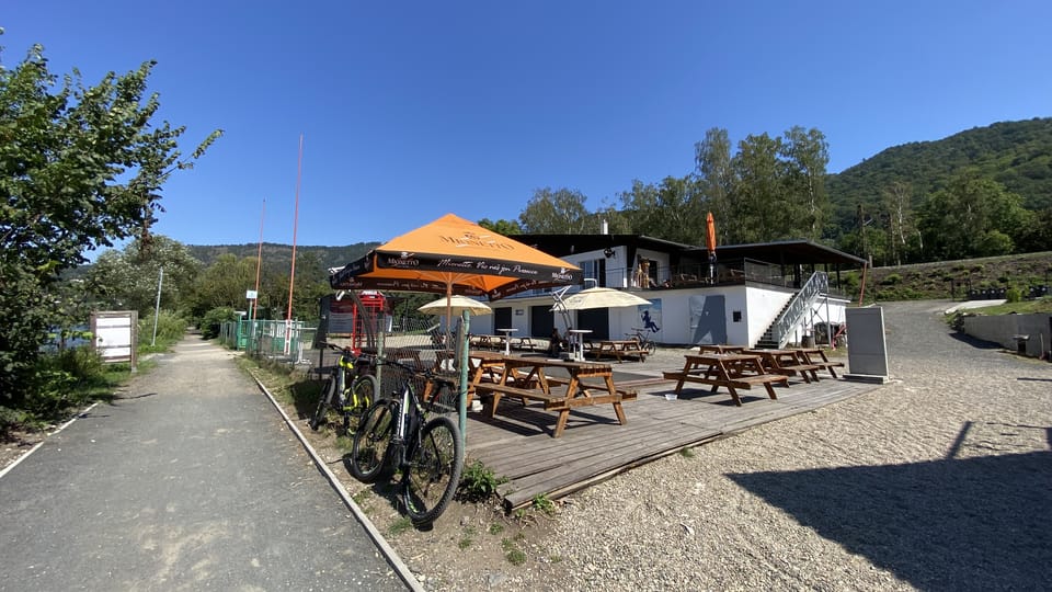Der Campingplatz Loděnice | Foto: Mietje Kuhnhardt, Radio Prague International Der Campingplatz Loděnice | Foto: Mietje Kuhnhardt, Radio Prague International