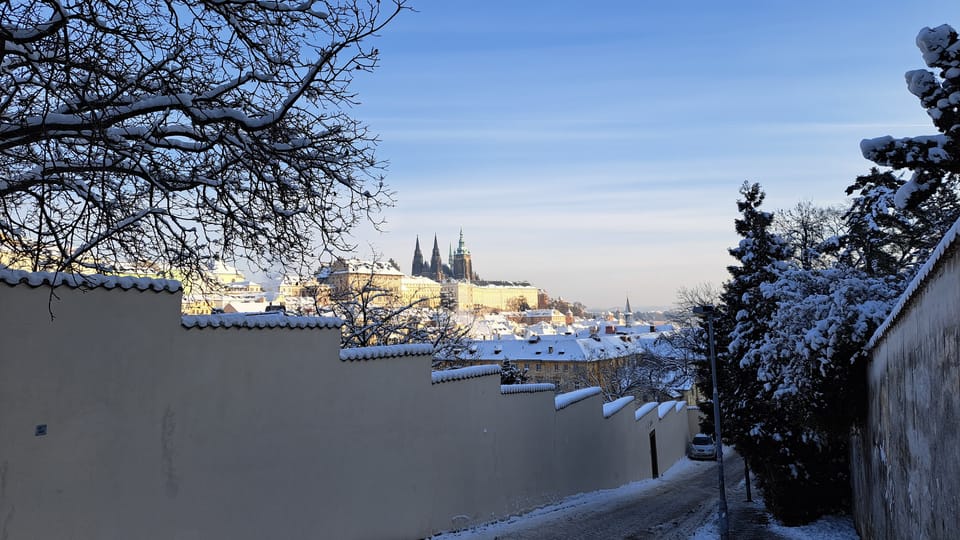 Blick auf die Prager Burg vom Petřín-Hügel | Foto: Hana Slavická,  Radio Prague International