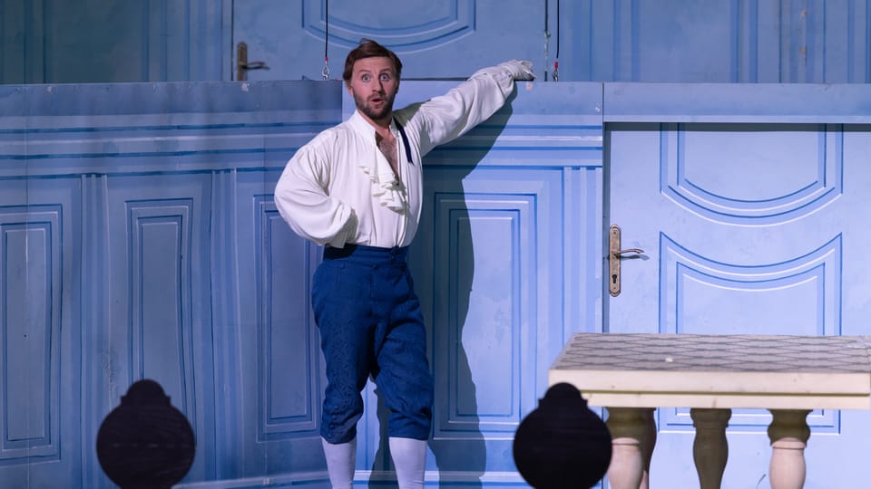 Tadeáš Hoza als Figaro | Foto: František Renza, Festival Smetanas Litomyšl Tadeáš Hoza als Figaro | Foto: František Renza, Festival Smetanas Litomyšl