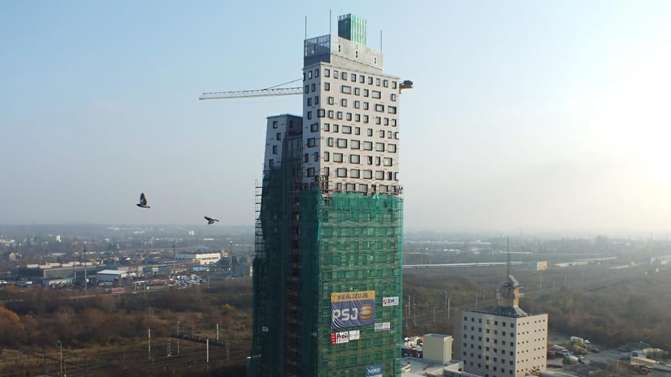 AZ Tower in Brno | Foto: Bořivoj Hájek, Tschechisches Fernsehen AZ Tower in Brno | Foto: Bořivoj Hájek, Tschechisches Fernsehen