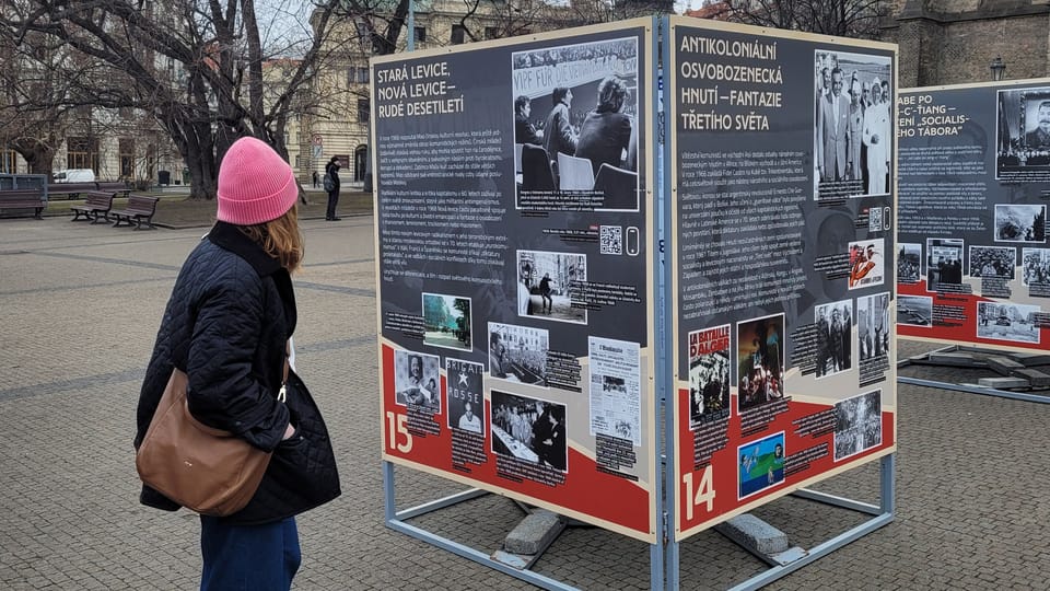 Mene Tekel auf dem Friedensplatz | Foto: Hana Slavická, Radio Prague International Mene Tekel auf dem Friedensplatz | Foto: Hana Slavická, Radio Prague International