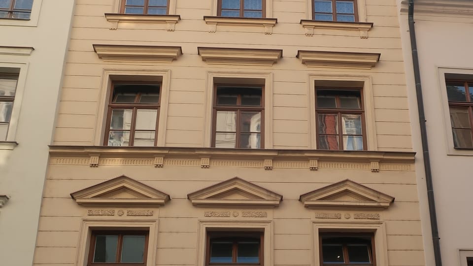 Gleich neben dem Alten Rathaus in Brünn an Radnická 10 | Foto: Martina Schneibergová, Radio Prague International Gleich neben dem Alten Rathaus in Brünn an Radnická 10 | Foto: Martina Schneibergová, Radio Prague International