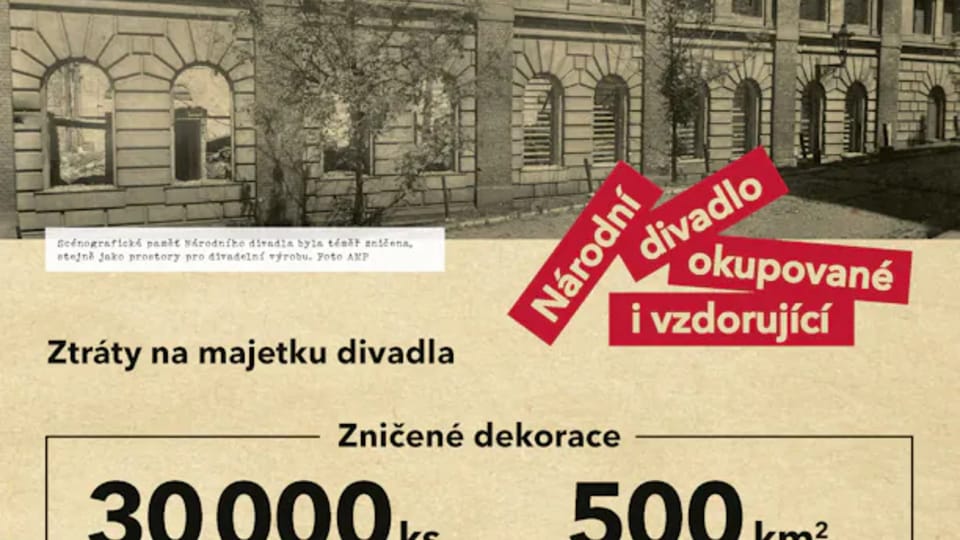 Ausstellung 'Apolinář 1945' | Foto: Nationaltheater Prag Ausstellung 'Apolinář 1945' | Foto: Nationaltheater Prag