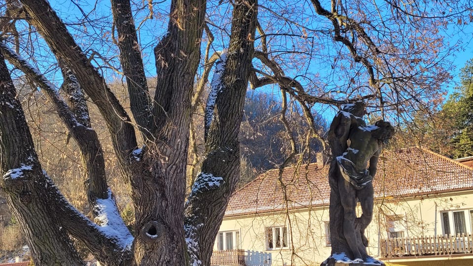 Statue des Heiligen Sebastian | Foto: Hana Slavická,  Radio Prague International