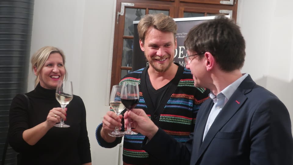 Hana Třeštíková, Vojtěch Dyk und Václav Luks | Foto: Martina Schneibergová, Radio Prague International Hana Třeštíková, Vojtěch Dyk und Václav Luks | Foto: Martina Schneibergová, Radio Prague International