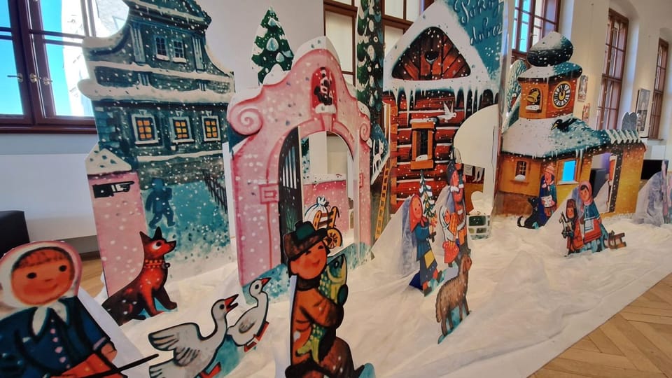 Ausstellung Das märchenhafte Weihnachtsfest von Vojtěch Kubašta | Foto: Petr Kubát, Tschechischer Rundfunk Ausstellung Das märchenhafte Weihnachtsfest von Vojtěch Kubašta | Foto: Petr Kubát, Tschechischer Rundfunk