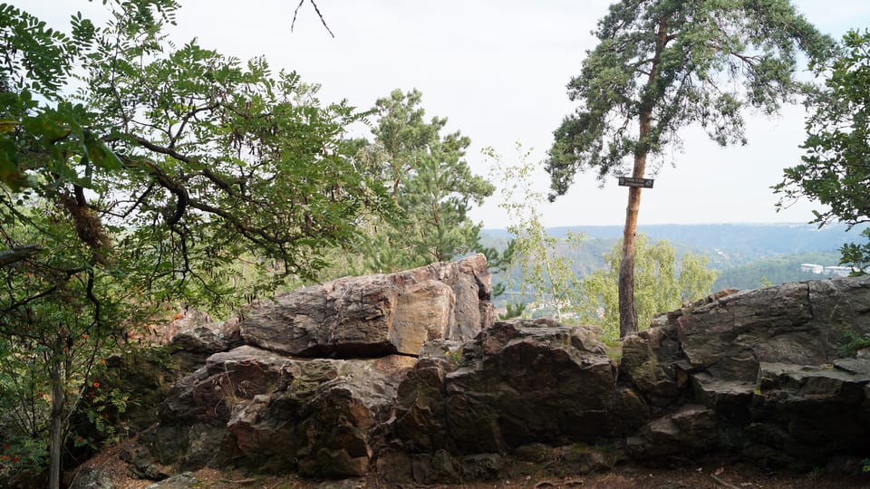 Aussichtspunkt bei der Anhöhe Stříbrník | Foto: Miloš Turek, Radio Prague International Aussichtspunkt bei der Anhöhe Stříbrník | Foto: Miloš Turek, Radio Prague International