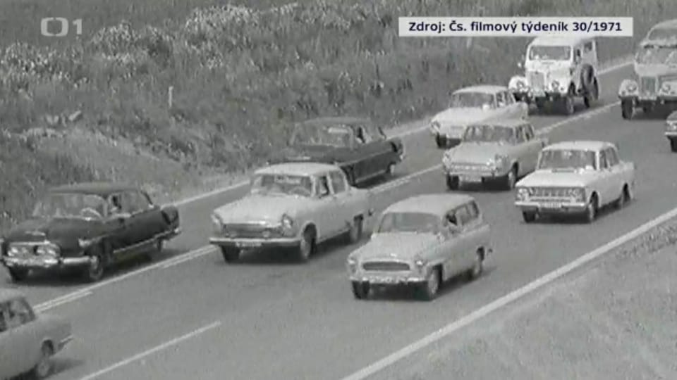 Verkehr auf der Autobahn D1 | Foto: Tschechisches Fernsehen
