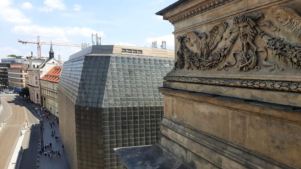 Blick von der Terrasse des Nationaltheaters | Foto: Lenka Žižková, Radio Prague International Blick von der Terrasse des Nationaltheaters | Foto: Lenka Žižková, Radio Prague International