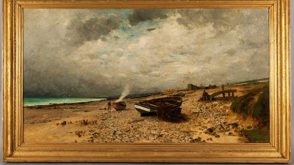 Antonín Chittussi: Küste (Foto: Archiv der Nationalgalerie in Prag) Antonín Chittussi: Küste (Foto: Archiv der Nationalgalerie in Prag)