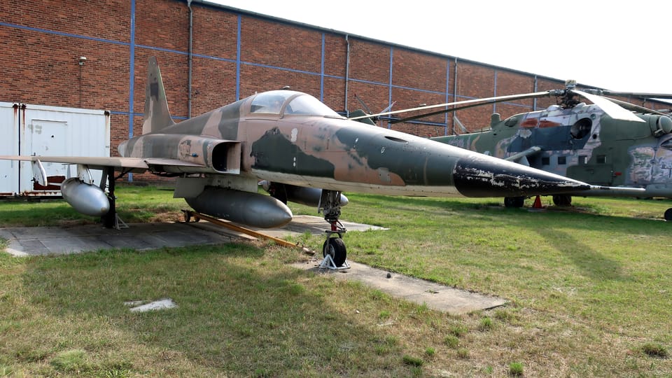Northrop F-5E Tiger II | Foto: Štěpánka Budková, Radio Prague International Northrop F-5E Tiger II | Foto: Štěpánka Budková, Radio Prague International
