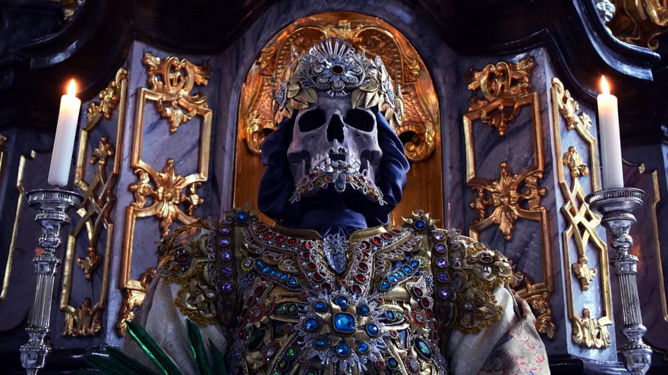 Bečov,  Ausstellung „Kult der Heiligen Leibe“ | Foto: Národní památkový ústav