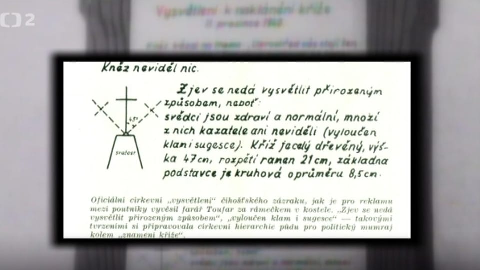 Wunder von Číhošť | Foto: Tschechisches Fernsehen Wunder von Číhošť | Foto: Tschechisches Fernsehen