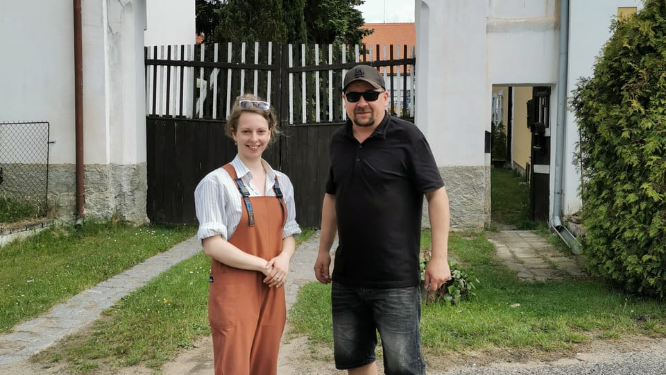 Mariana Cimburová und David Herblich | Foto: Petr Lukeš,  Radio Prague International