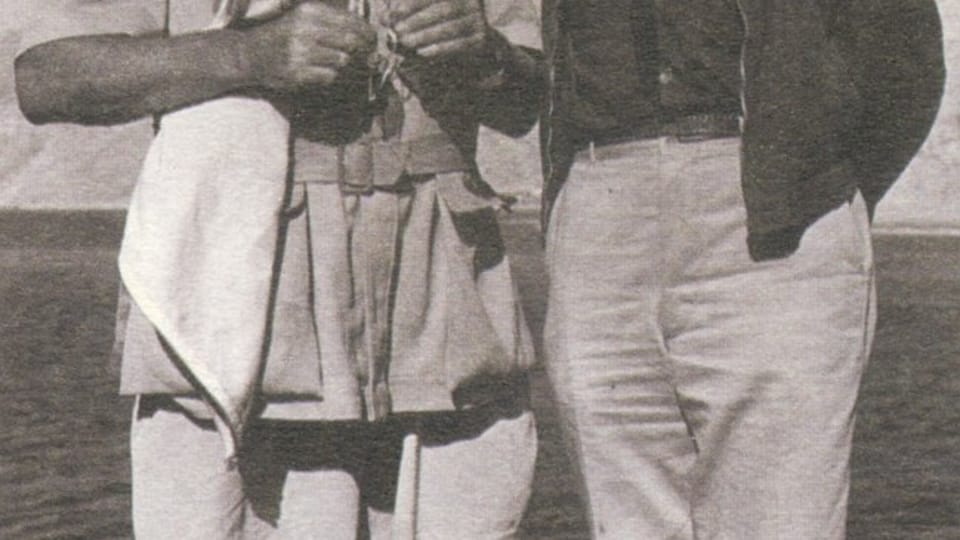 Ernest Hemingway und Eduard Ingriš, 1956 (Foto: Archiv H+Z) Ernest Hemingway und Eduard Ingriš, 1956 (Foto: Archiv H+Z)