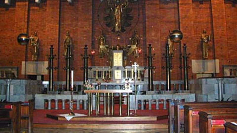 Interieur der Herz-Jesu-Kirche  (Foto: Autorin)