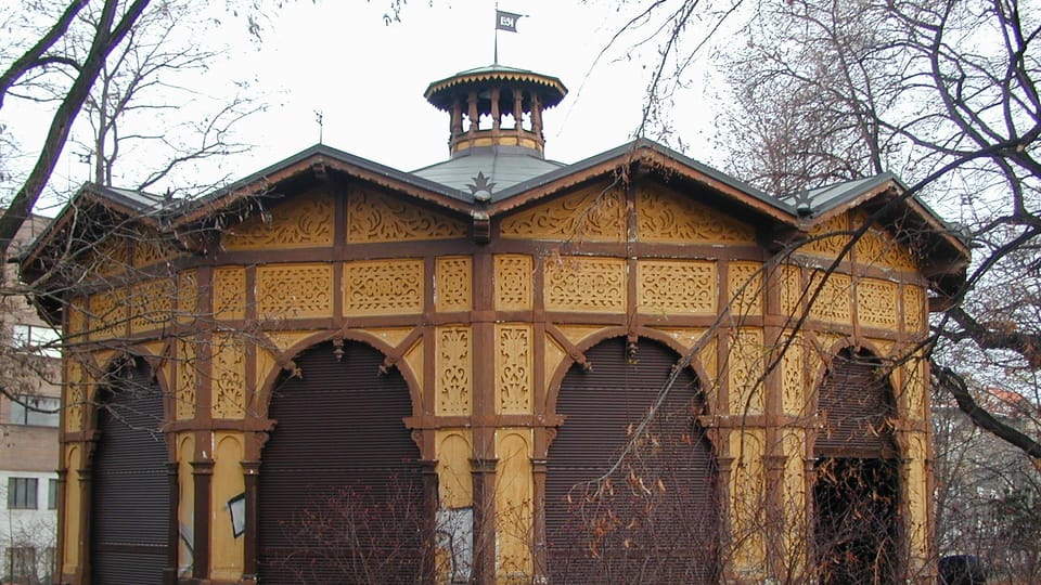 Historisches Karussell im Prager Letná-Park | Foto: Martina Schneibergová,  Radio Prague International