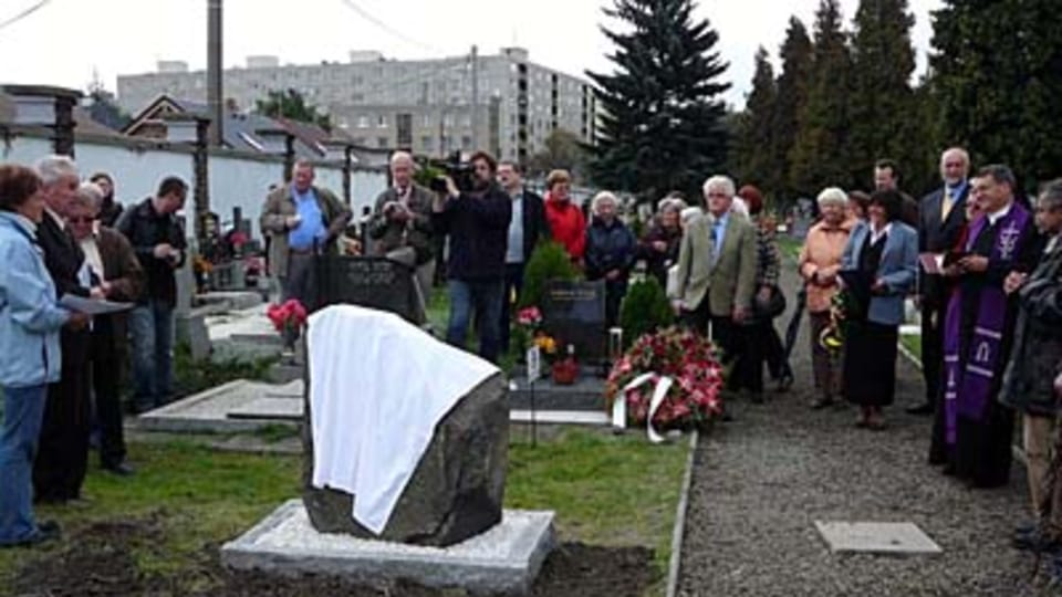 Denkmalenthüllung in Krnov/Jägerndorf