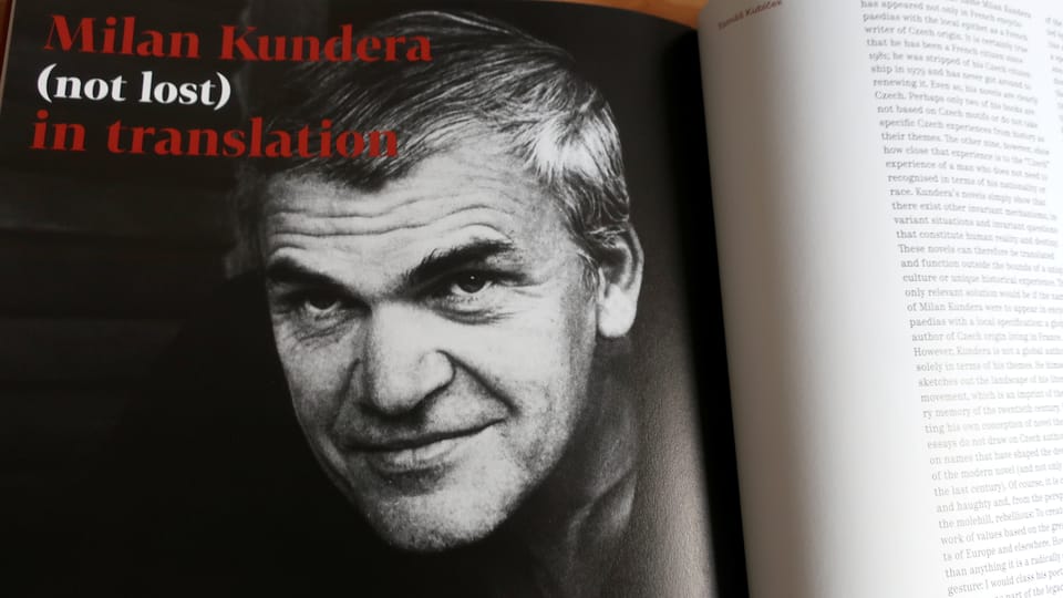 Foto: Repro Milan Kundera  (neztracen) v překladech - Moravská zemská knihovna