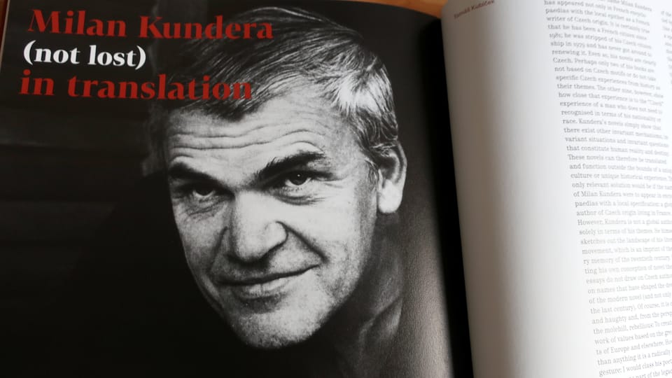 Foto: Repro Milan Kundera (neztracen) v překladech - Moravská zemská knihovna Foto: Repro Milan Kundera (neztracen) v překladech - Moravská zemská knihovna