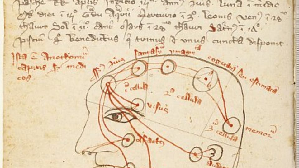 Zeichnung aus der Schrift Avicennas Zeichnung aus der Schrift Avicennas
