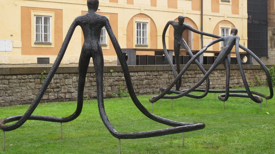 Skulptur der Tänzer von Michal Gabriel  (Foto: Martina Schneibergová)