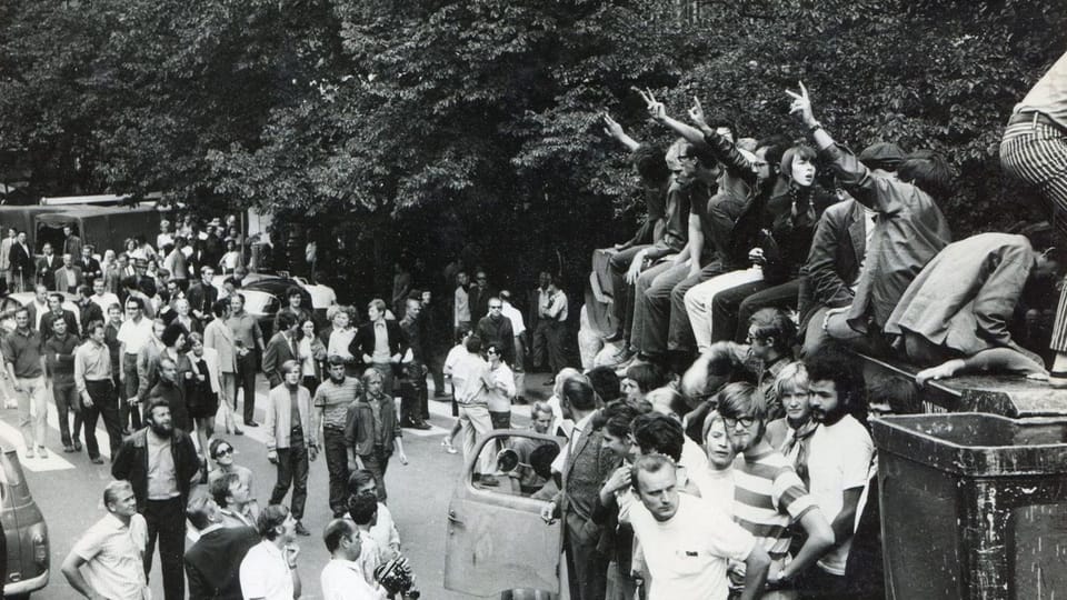 21. August 1969 (Foto: Archiv des Museums der tschechischen Polizei) 21. August 1969 (Foto: Archiv des Museums der tschechischen Polizei)