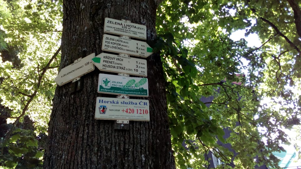 Am Bahnhof Zelená Lhota (Foto: Till Janzer) Am Bahnhof Zelená Lhota (Foto: Till Janzer)