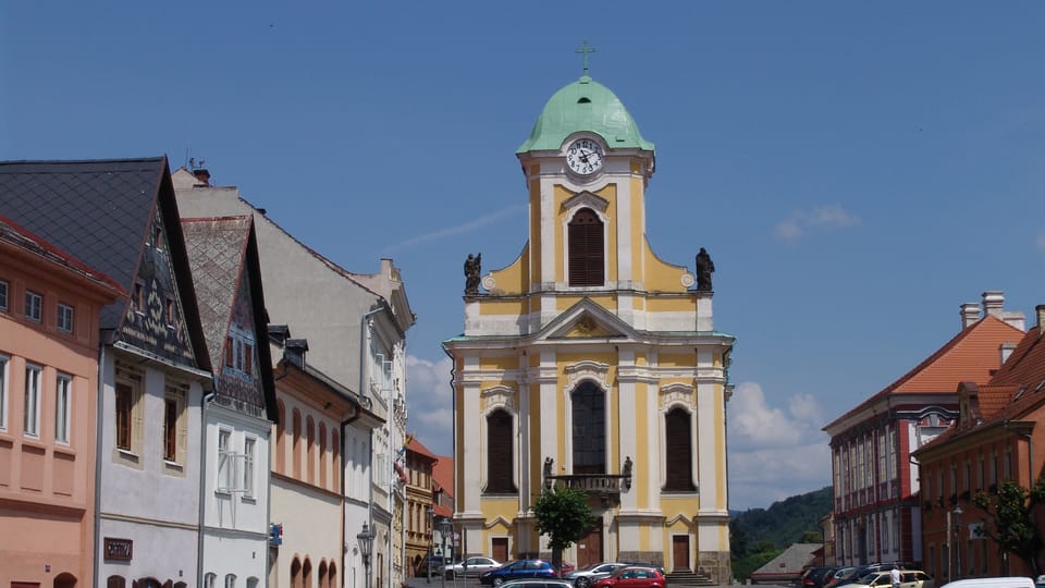 Kirche St. Peter und Paul in Úštěk | Foto: Miloš Turek,  Radio Prague International