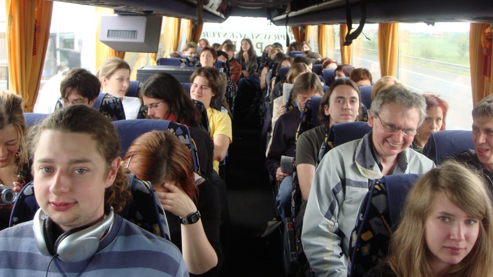 Fans der Gruppe Zrní fahren nach Berlin Fans der Gruppe Zrní fahren nach Berlin
