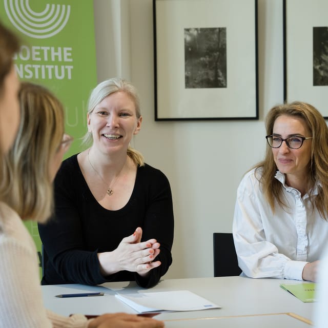 Anaϊs Boelicke und Klára Bezděková | Foto: Věra Břečková, Goethe-Institut Česká republika