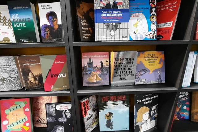 Tschechische Bücher auf der Leipziger Buchmesse | Foto: Markéta Kachlíková,  Radio Prague International