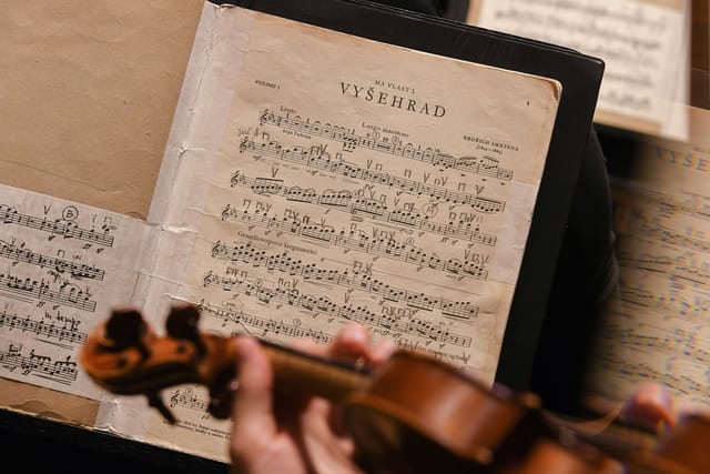 Violinstimme der symphonischen Dichtung Vyšehrad | Foto: Ivan Malý,  Pražské jaro