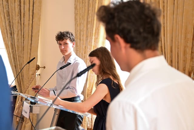 Jugend debattiert 2025 | Foto: Deutsche Botschaft Prag