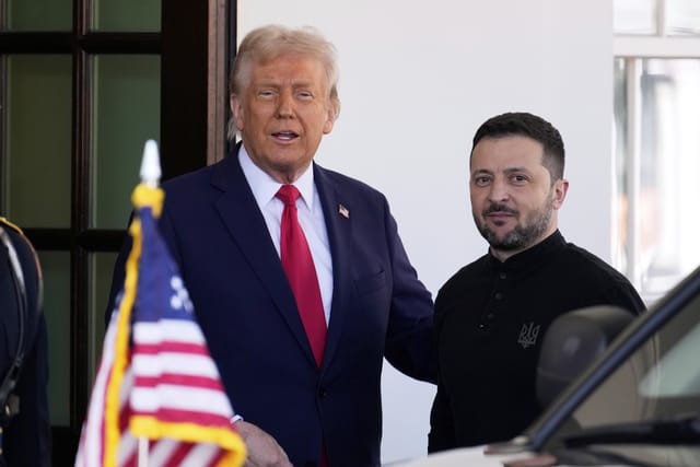 Donald Trump und Volodymyr Zelenskyj | Foto: Ben Curtis,  ČTK / AP